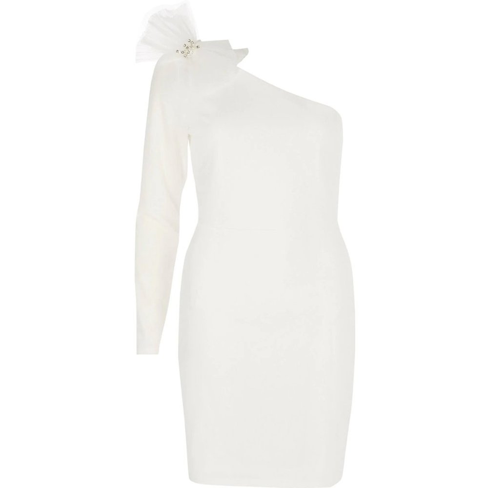 Topshop One Sleeve Bodycon Fairy Dress